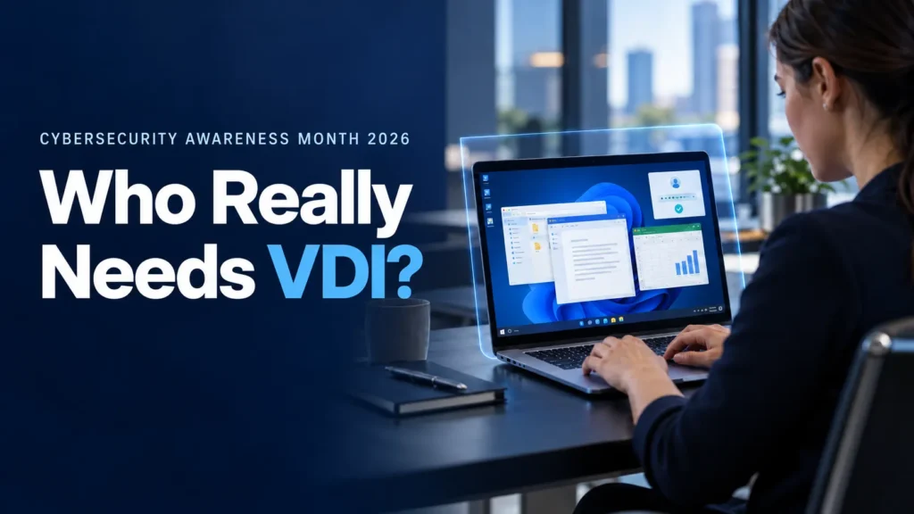 Cybersecurity Awareness Month 2026: Who Really Needs VDI
